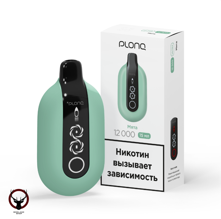 PLONQ ULTRA Мята (12000 затяжек) 20 мг МРК