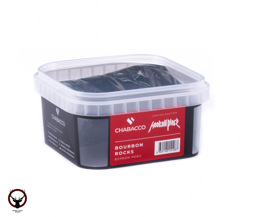 Chabacco MEDIUM LE Bourbon rocks 200гр МРК