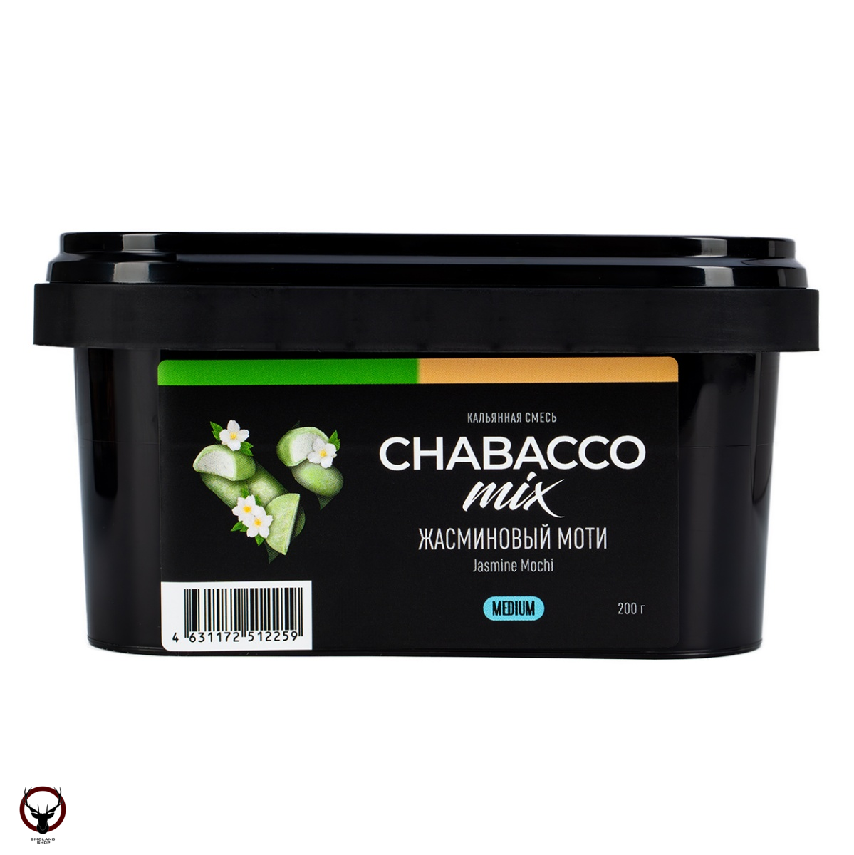 Chabacco Mix MEDIUM Jasmine mochi 200гр МРК