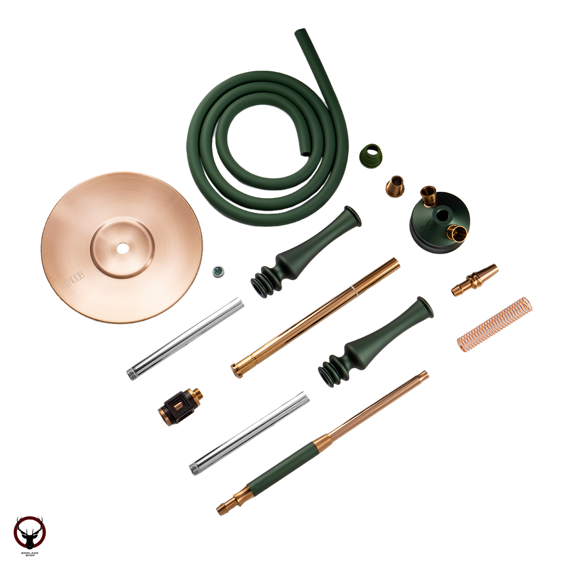 Кальян Hoob Mars British Racing Green x Bronze