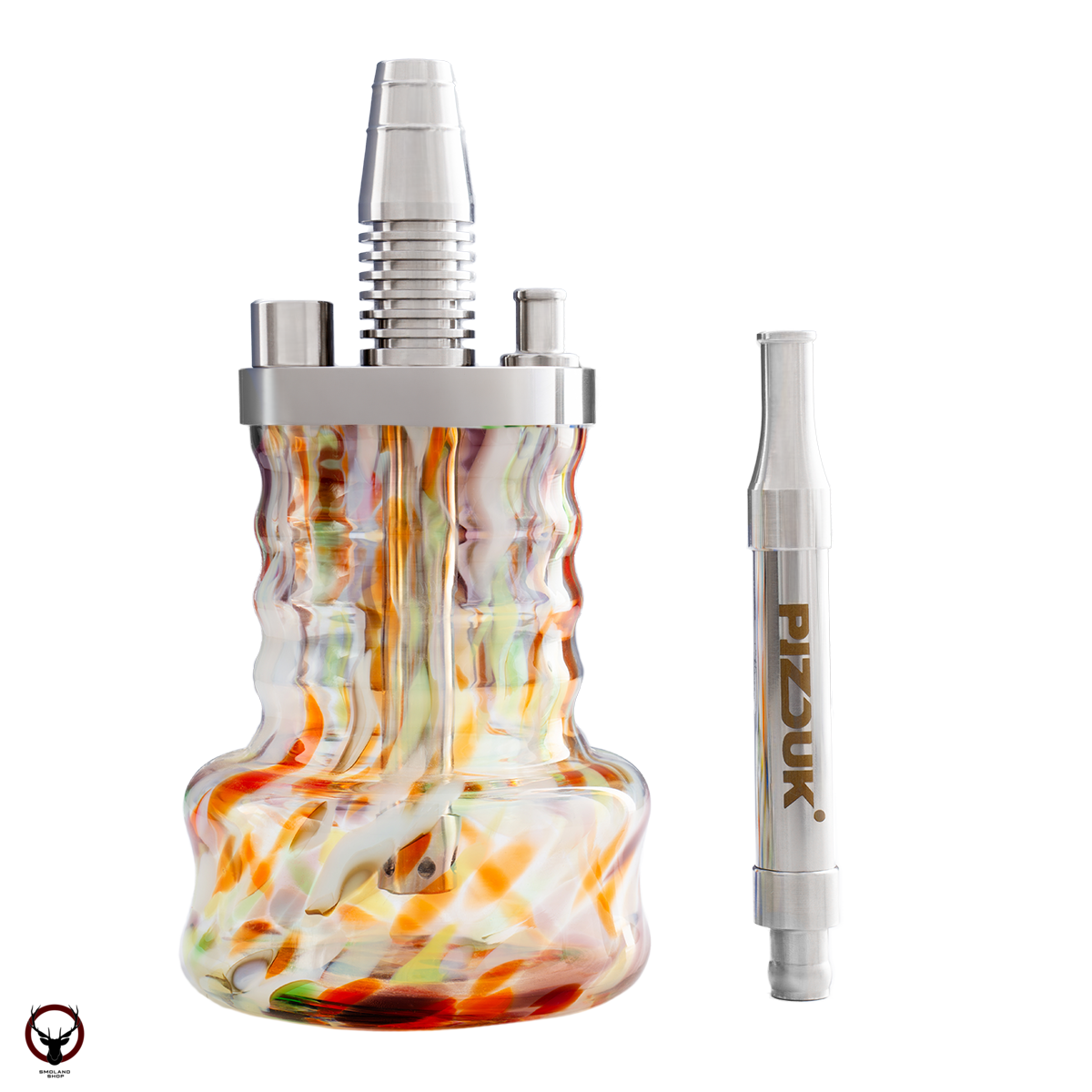 Кальян Pizduk Hookah (black-bag) цветная колба