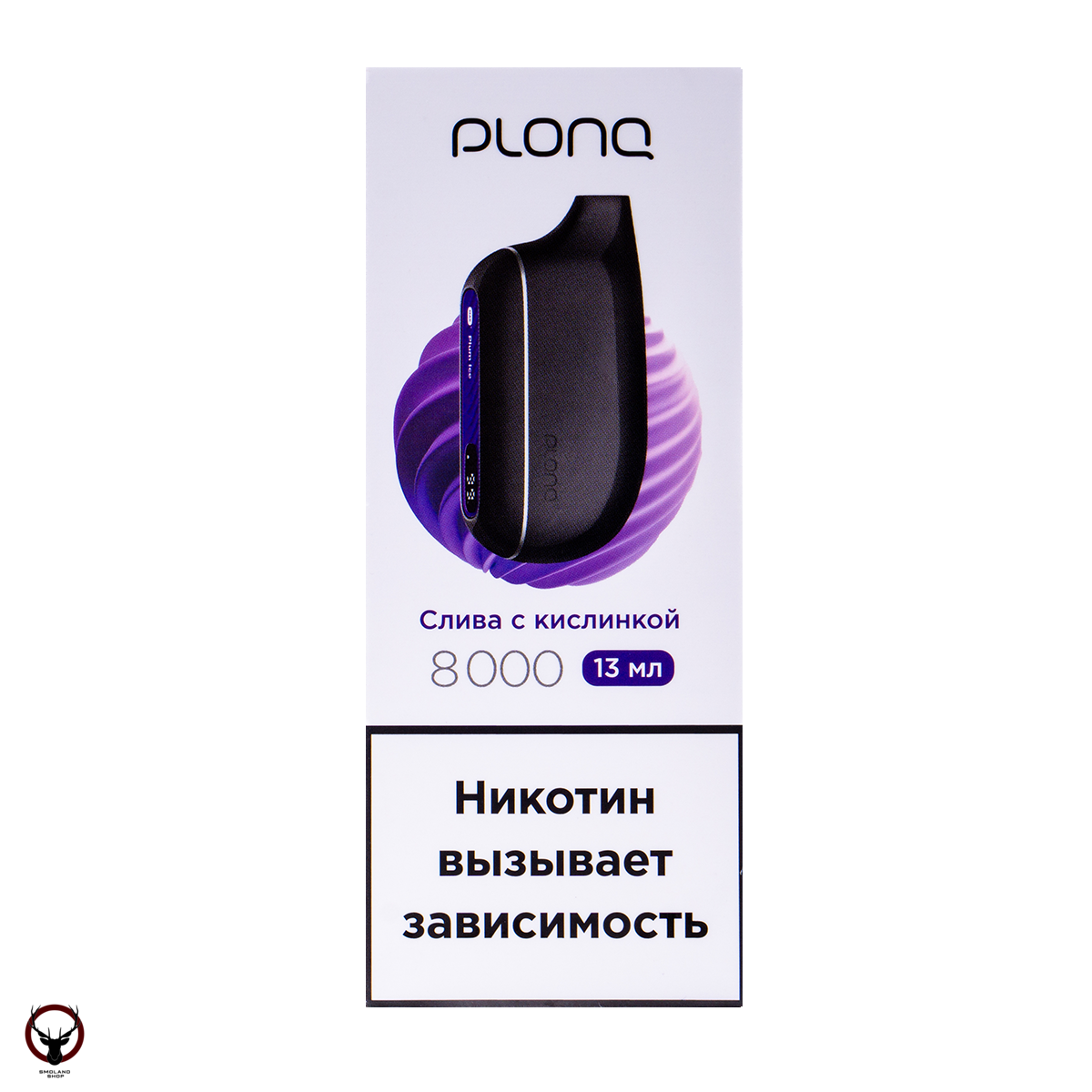 PLONQ MAX SMART Слива с кислинкой (8000 затяжек) 20 мг МРК
