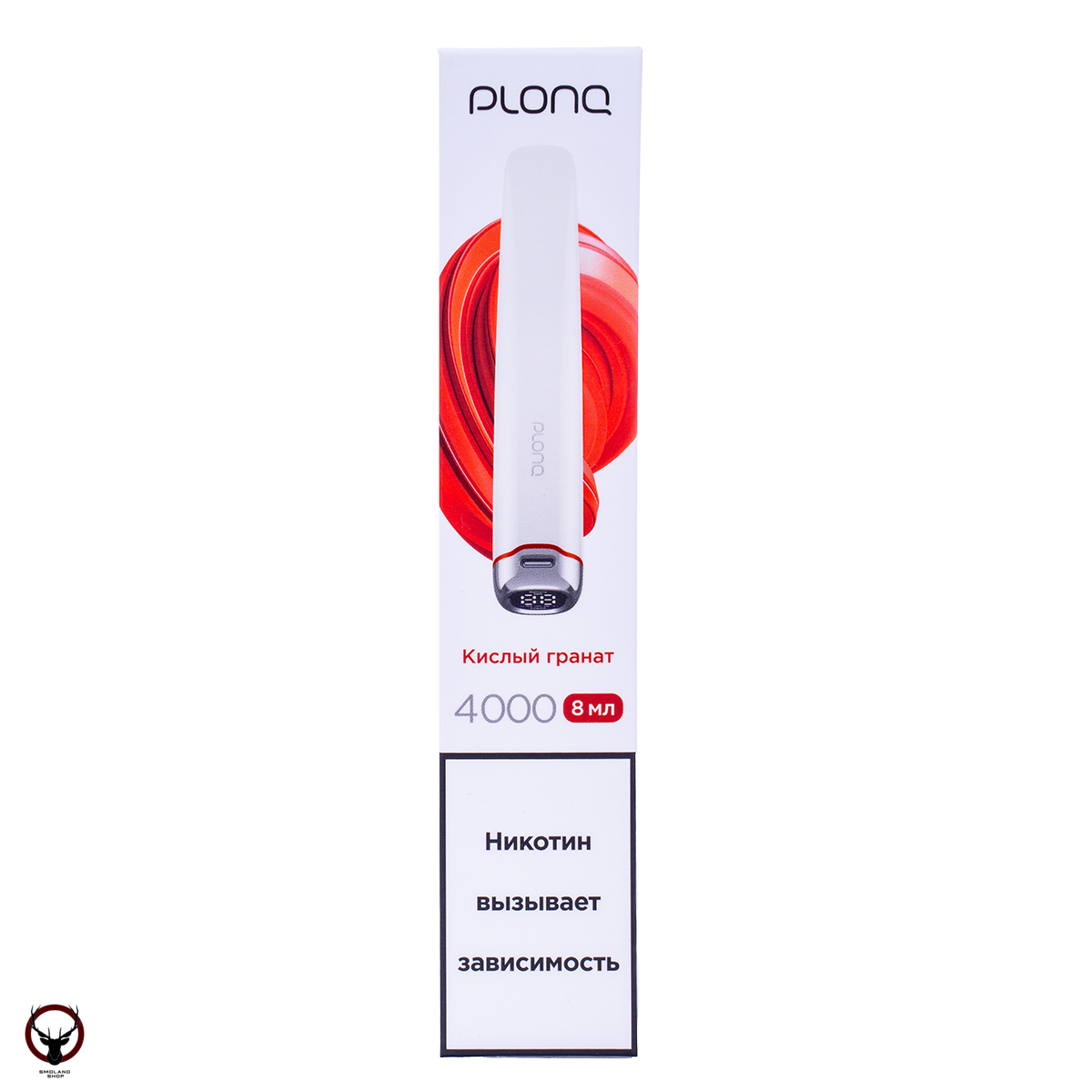 PLONQ PLUS PRO Кислый гранат (4000 затяжек) 20 мг МРК