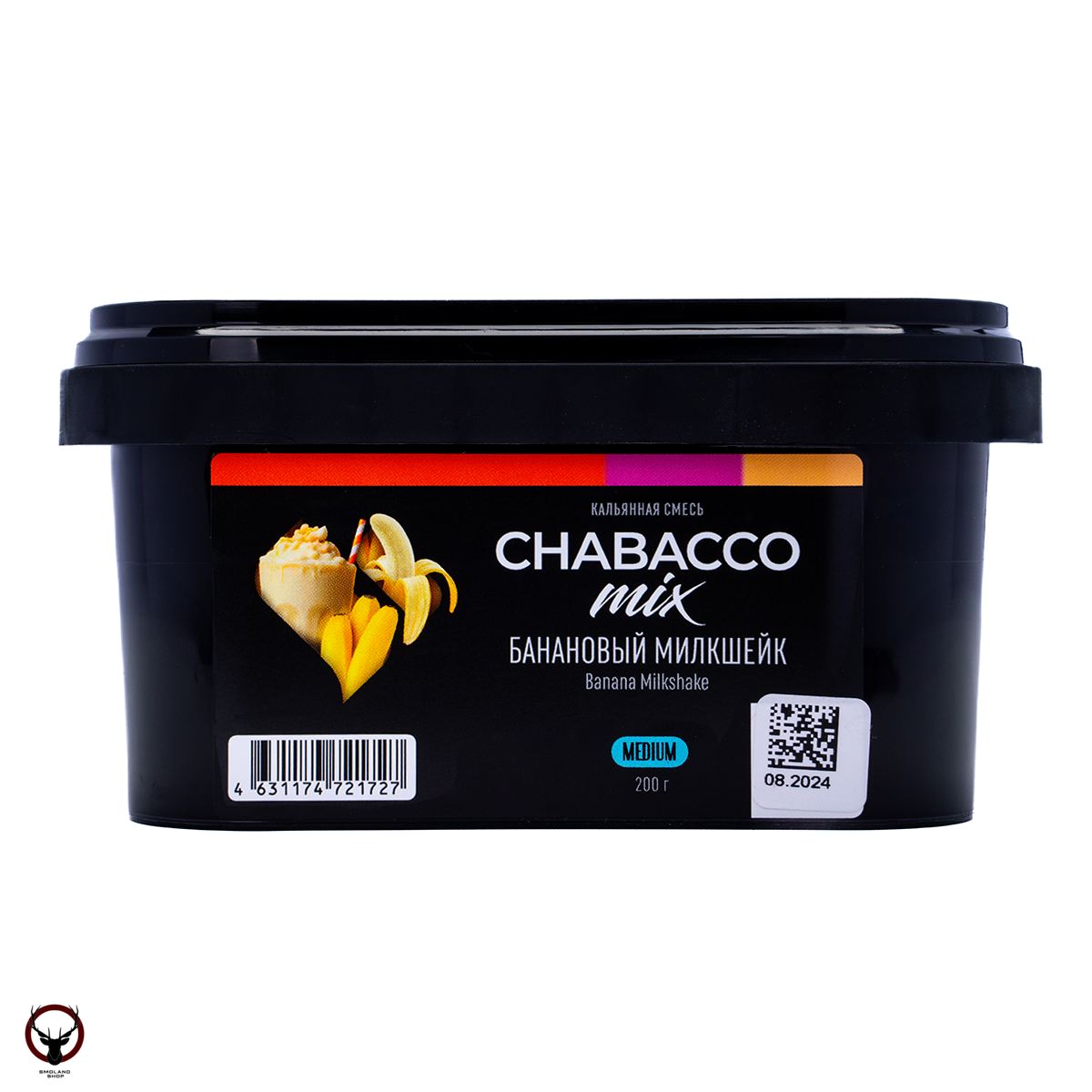 Chabacco Mix MEDIUM Banana Milkshake 200гр МРК