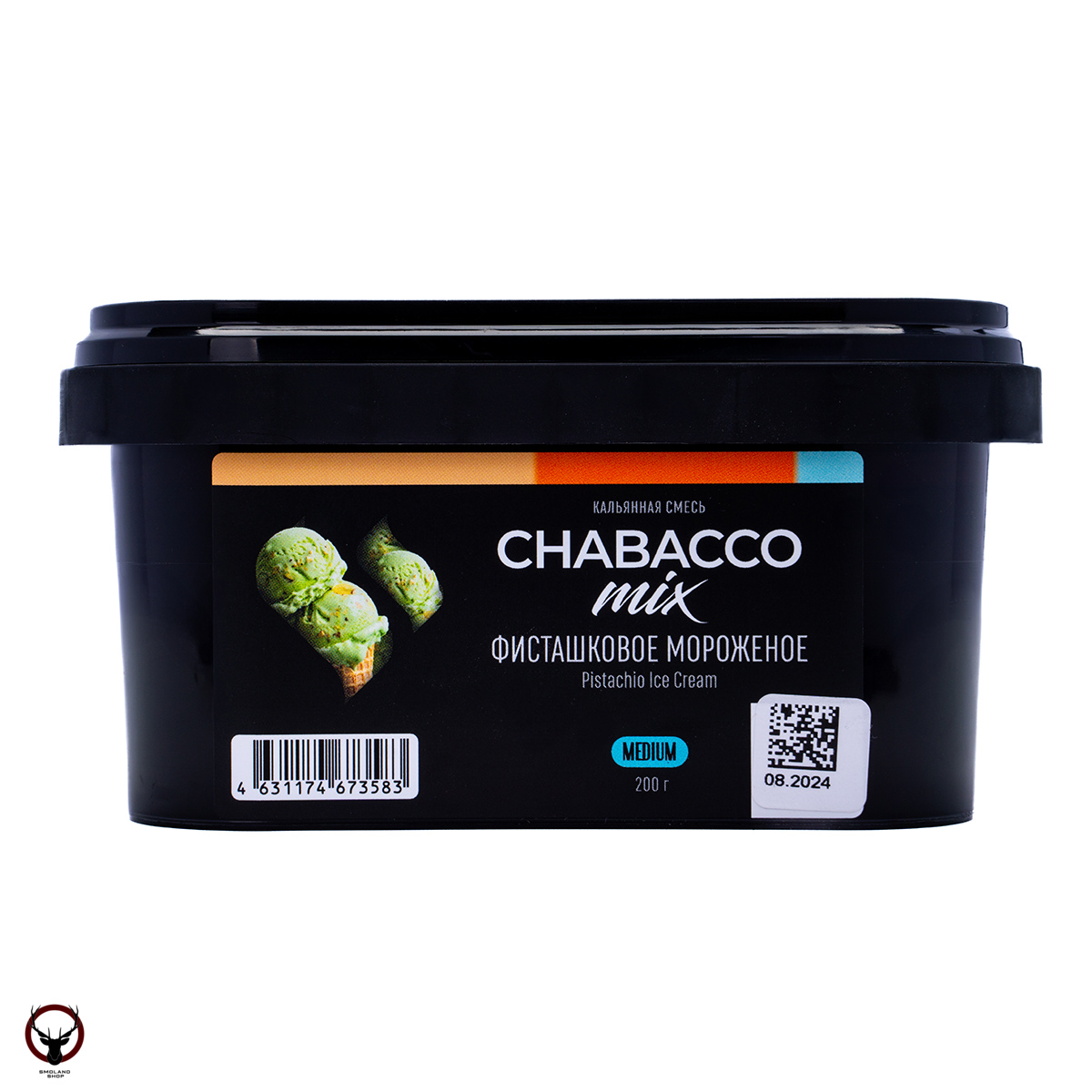 Chabacco Mix MEDIUM Pistachio Ice Cream 200гр МРК