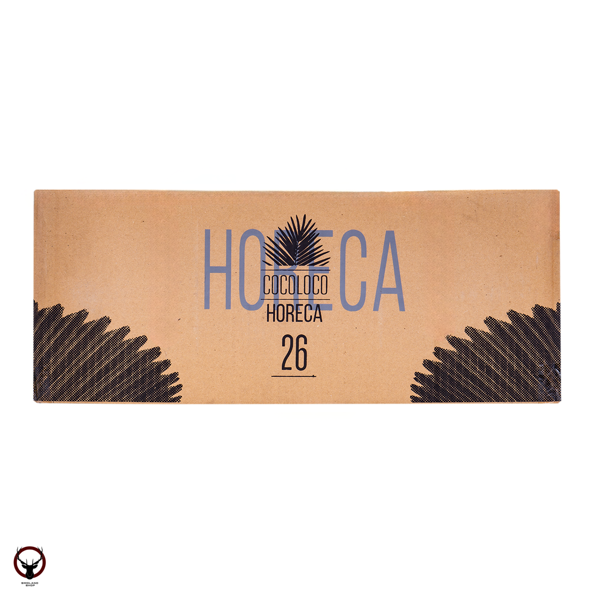 Уголь Cocoloco кокосовый 64 шт (26 мм) horeca 20кг