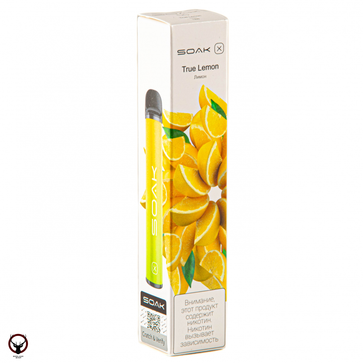 SOAK X True Lemon 2200 затяжек МРК