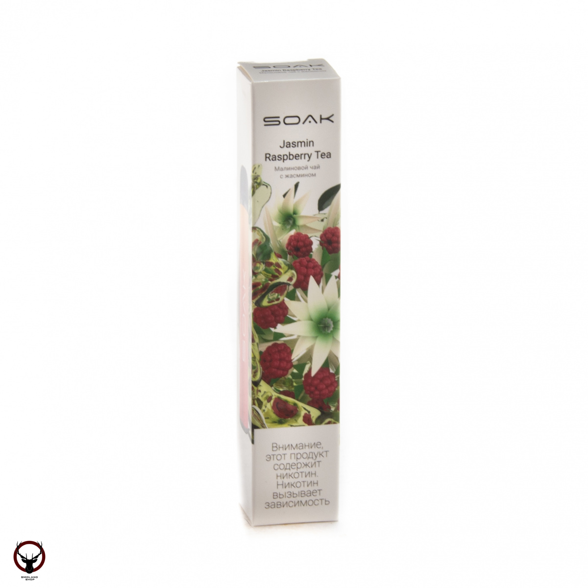 SOAK X Jasmin Raspberry Tea 2200 затяжек МРК