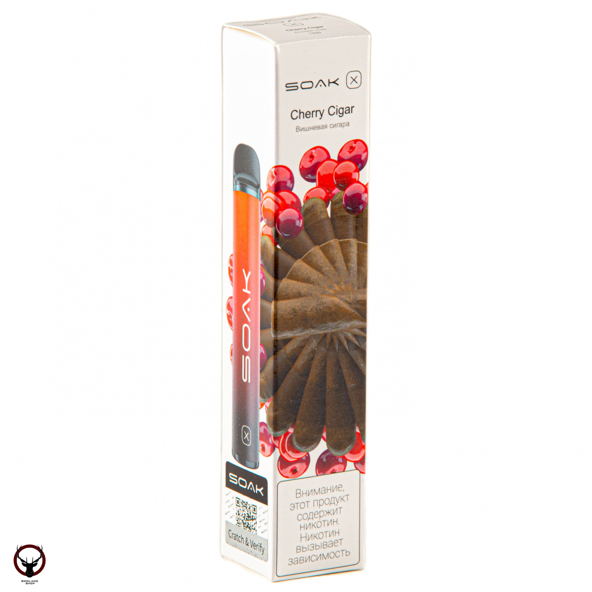 SOAK X Cherry Cigar 2200 затяжек МРК