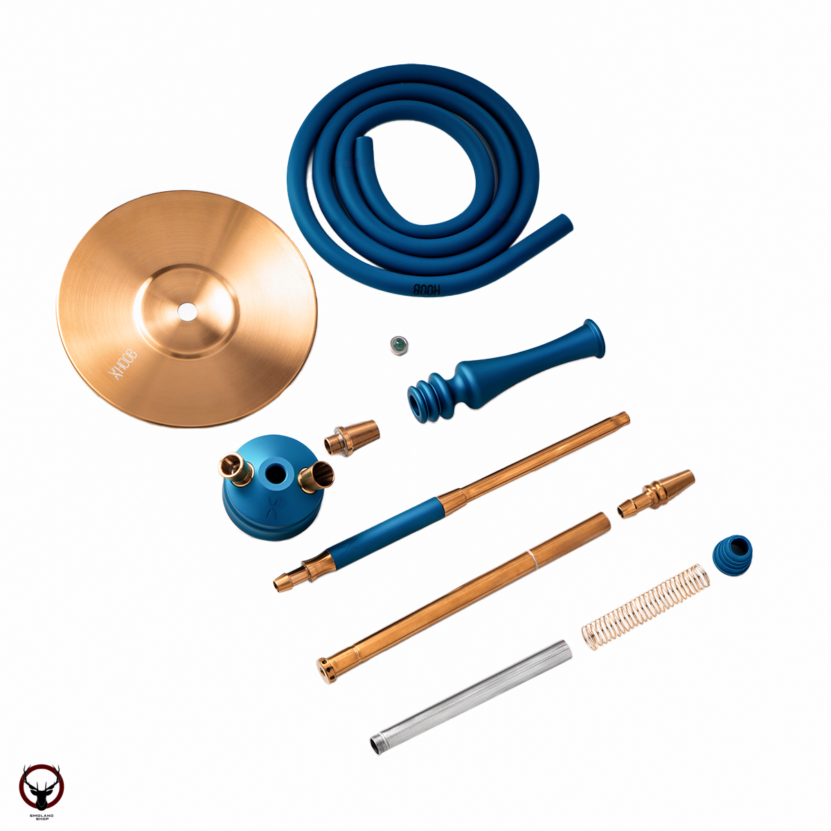 Кальян Hoob Mars mini Marine Blue x Bronze