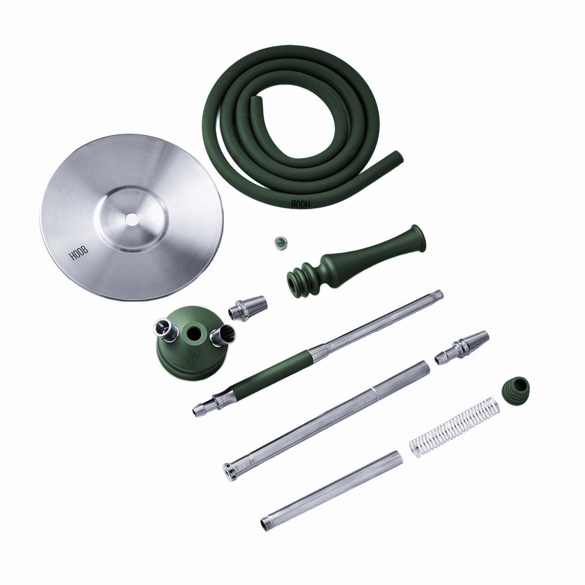 Кальян Hoob Mars mini British Racing Green x Black