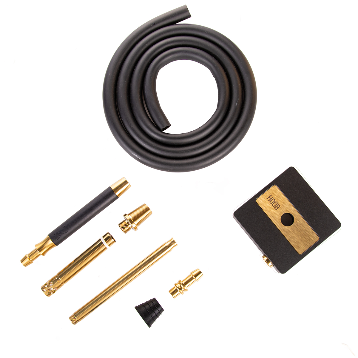 Кальян Hoob subAtom Black x Gold | Cube mini Gold
