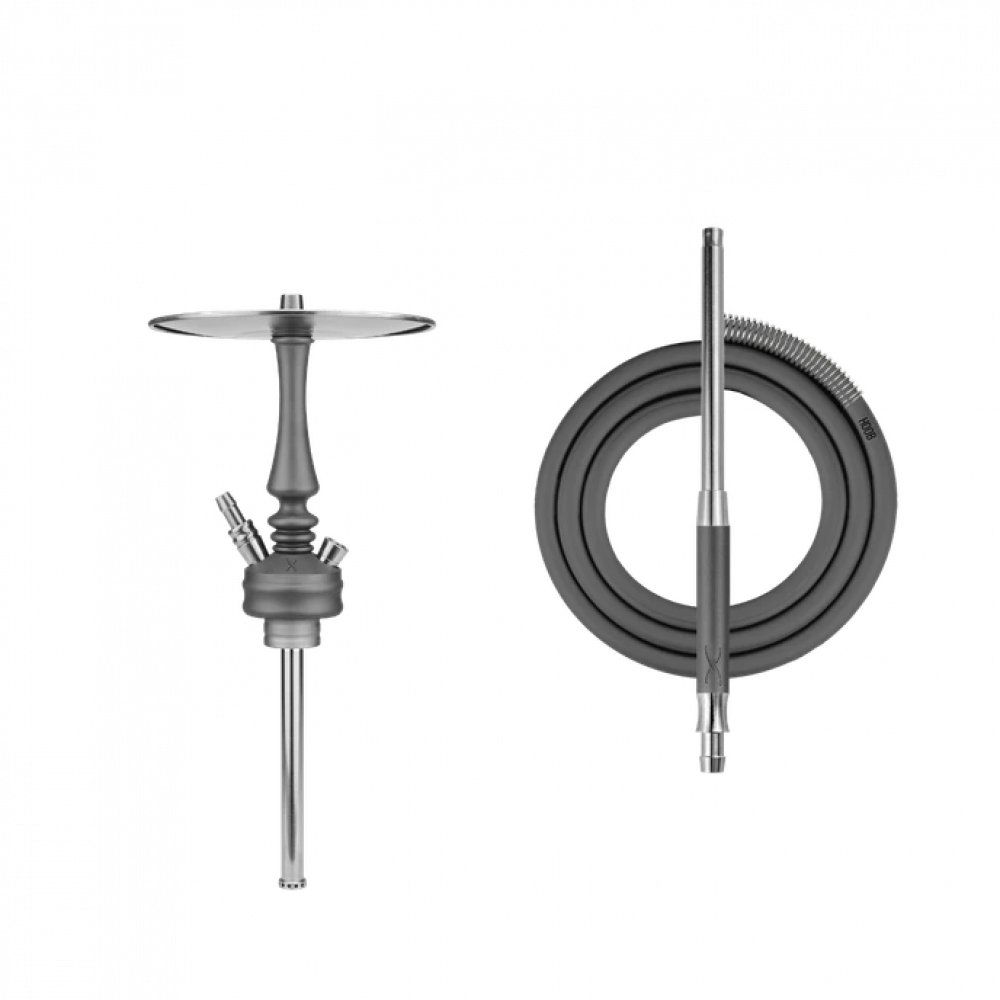 Кальян Hoob Mars mini Space grey x Stainless steel