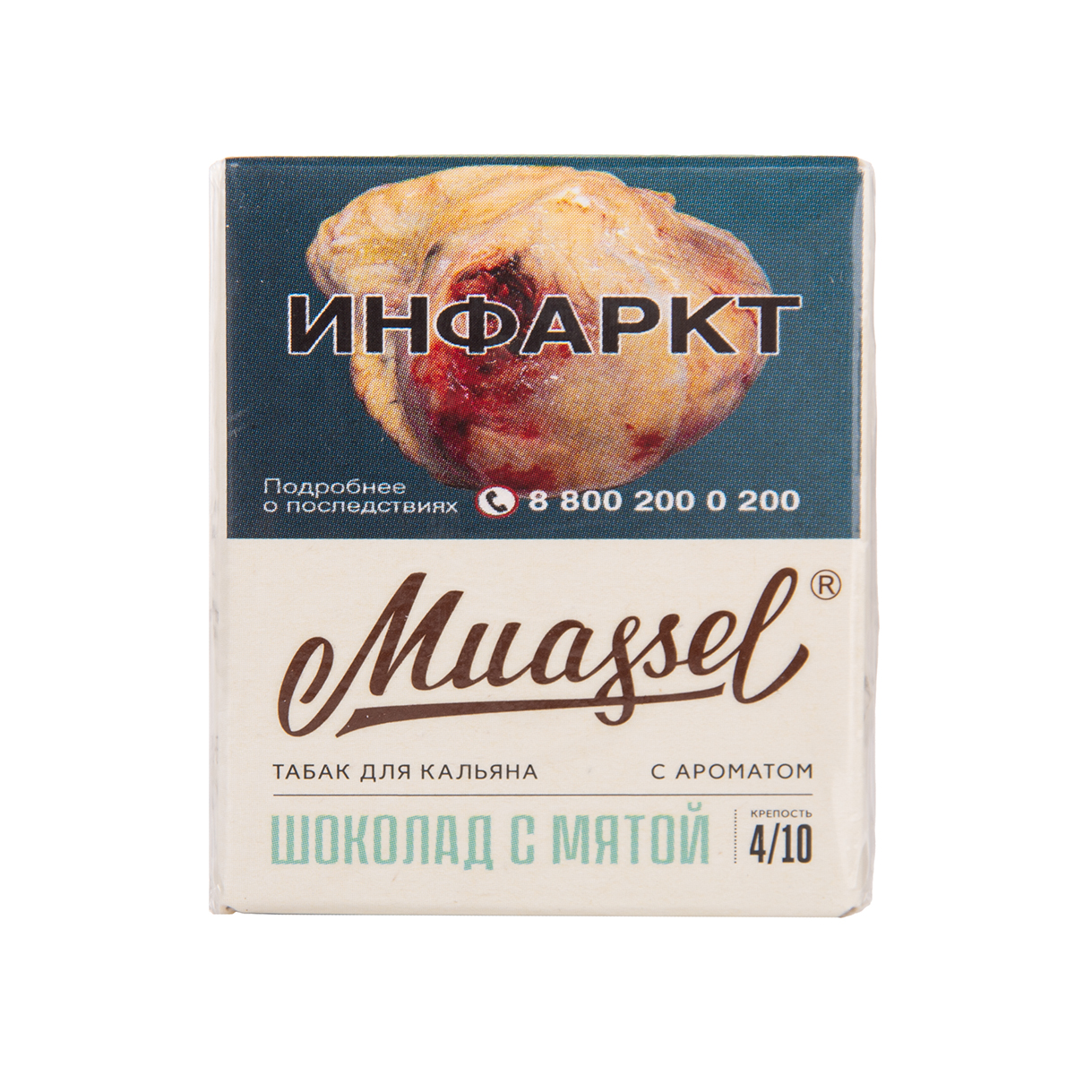 Muassel Medium 4/10 Шоколад с мятой 40гр МРК
