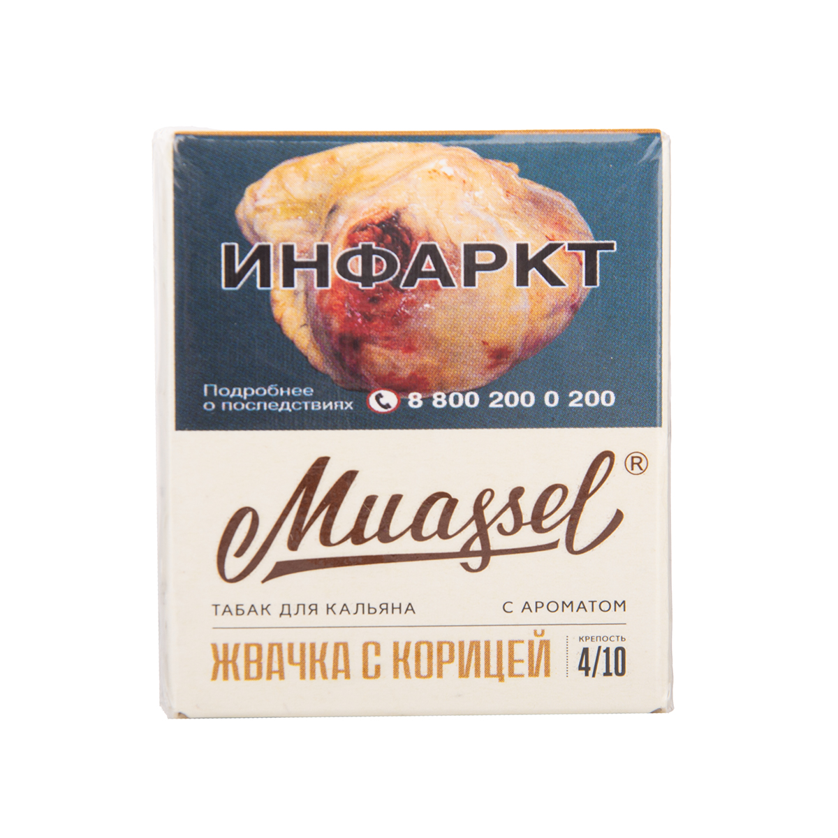 Muassel Medium 4/10 Жвачка с корицей 40гр МРК